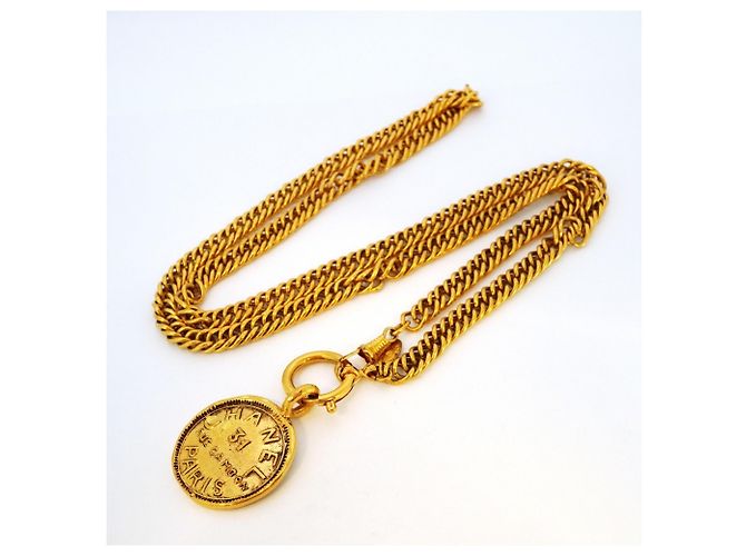 Collana Cambon Circle di Chanel D'oro - vista 3