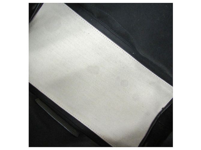 Borsa Balenciaga Cabas S blu navy Nero Bianco sporco - vista 14