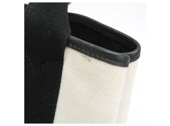 Borsa Balenciaga Cabas S blu navy Nero Bianco sporco - vista 9