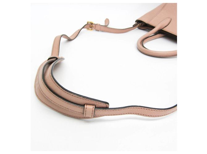 Borsa in pelle Miu Miu Madras 5BG143 Beige - vista 11