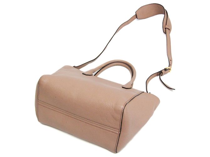Borsa in pelle Miu Miu Madras 5BG143 Beige - vista 2