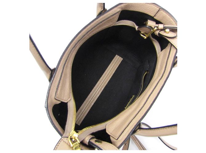 Borsa in pelle Miu Miu Madras 5BG143 Beige - vista 3