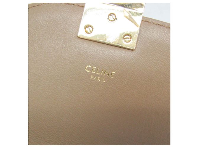 Céline Borsa a Spalla Celine C Small Chain 188403 Beige - vista 13