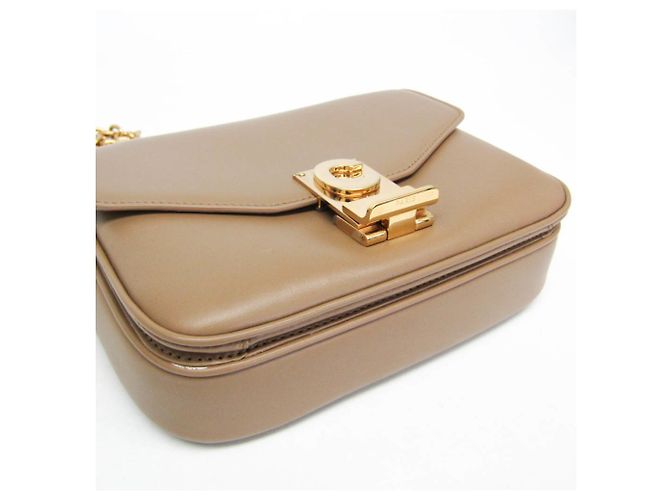 Céline Borsa a Spalla Celine C Small Chain 188403 Beige - vista 4