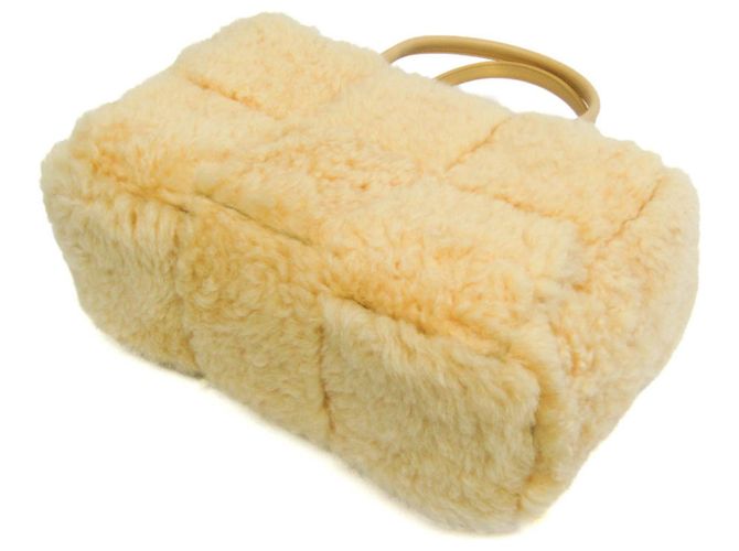 Borsa Tote Arco Intrecciato di Bottega Veneta Giallo - vista 3