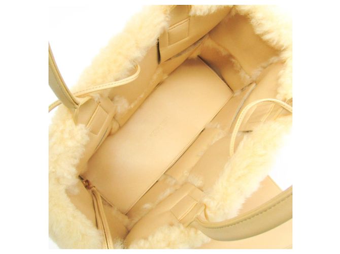 Borsa Tote Arco Intrecciato di Bottega Veneta Giallo - vista 4