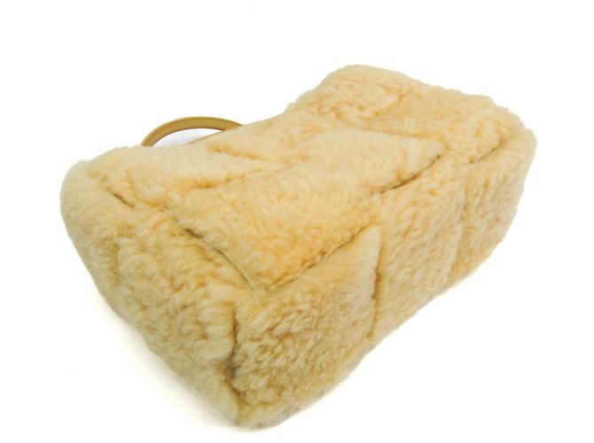 Borsa Tote Arco Intrecciato di Bottega Veneta Giallo - vista 5