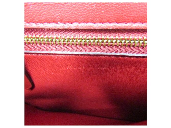 Céline Borsa a spalla in pelle Celine Classic Box per donne Rosso - vista 17