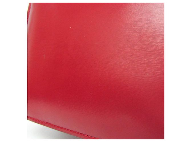 Céline Borsa a spalla in pelle Celine Classic Box per donne Rosso - vista 6