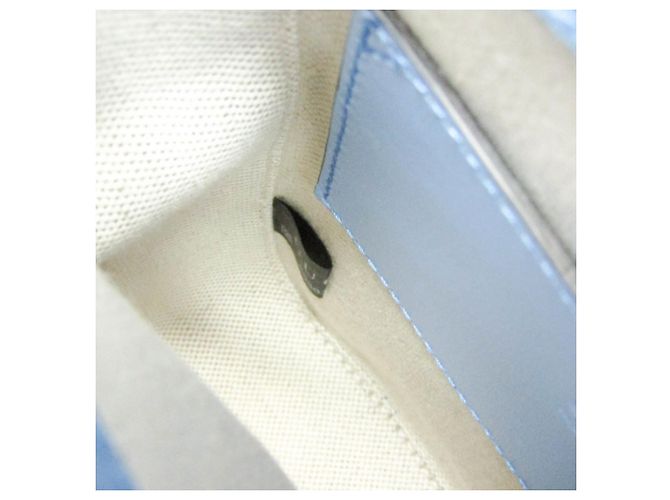 Zaino in pelle Gucci Bamboo, borsa a mano, borsa a spalla Blu - Ansicht 13