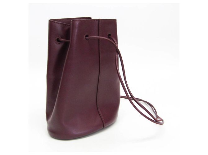 Borsa a tracolla con cordino Jil Sander Bordò - vista 6