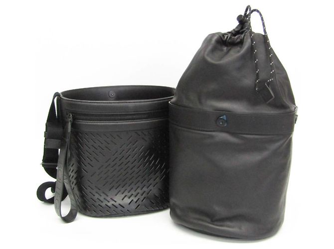 Borsa a secchiello con coulisse Bottega Veneta Nero - vista 2
