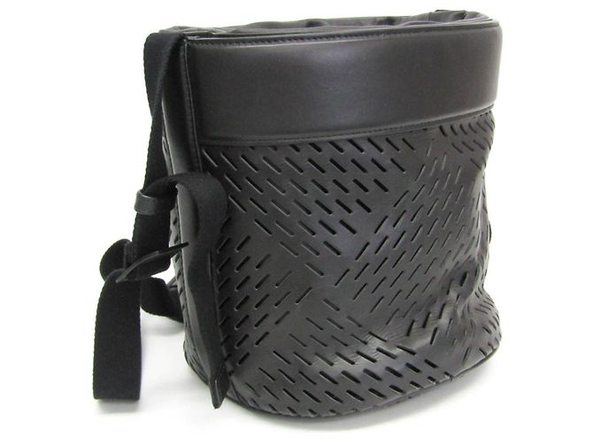 Borsa a secchiello con coulisse Bottega Veneta Nero - vista 7