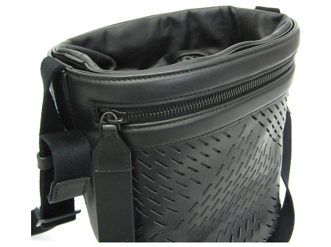 Borsa a secchiello con coulisse Bottega Veneta Nero - vista 8