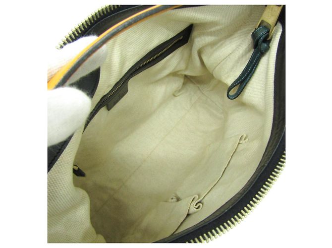 Borsa a Spalla Gucci GG Canvas Nero Beige - vista 3