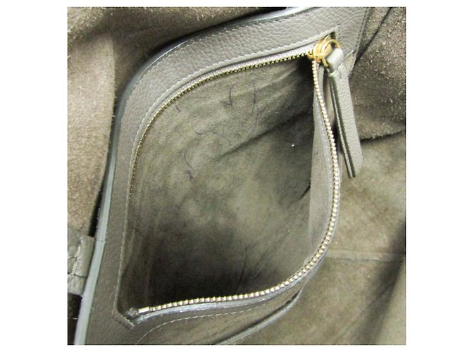 Céline Borsa tote piccola in pelle Phantom Celine Beige - vista 12