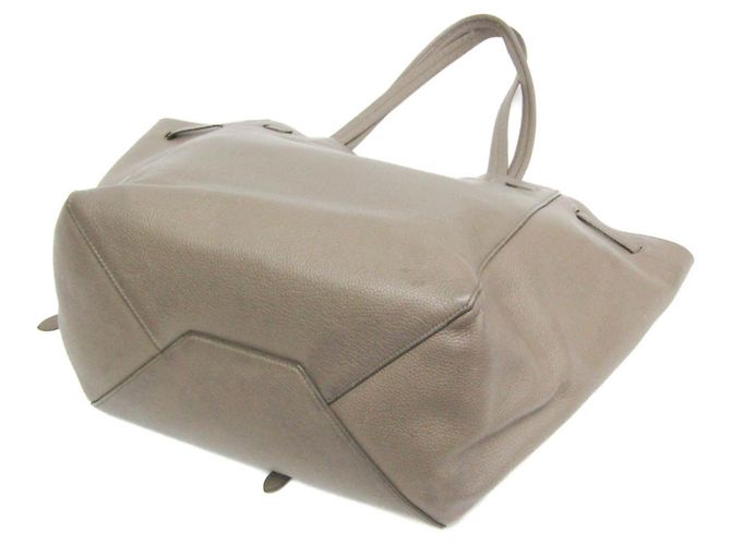 Céline Borsa tote piccola in pelle Phantom Celine Beige - vista 2