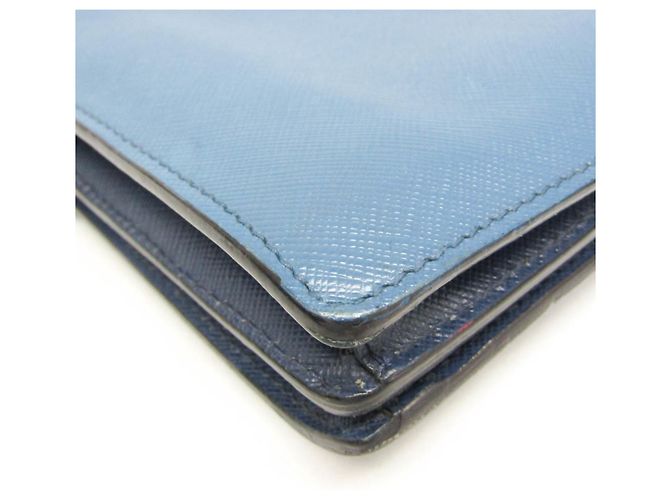 Borsa a spalla in pelle Saffiano da donna di Prada Blu Blu navy - vista 4