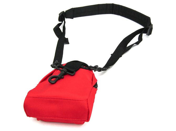 Everyday Pochette e borsa a spalla in nylon Balenciaga Explorer 656060 Nero Rosso - vista 2