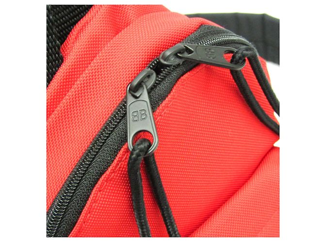Everyday Pochette e borsa a spalla in nylon Balenciaga Explorer 656060 Nero Rosso - vista 8
