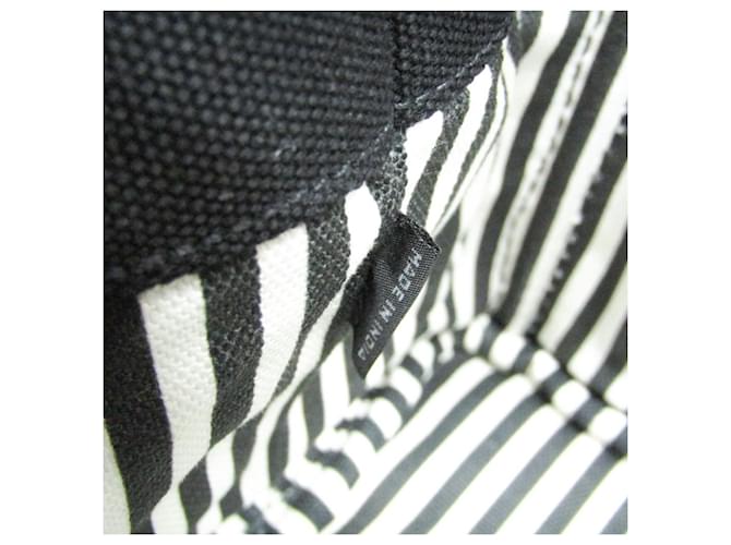Borsa in denim da donna Prada Canapa Nero Bianco - vista 11