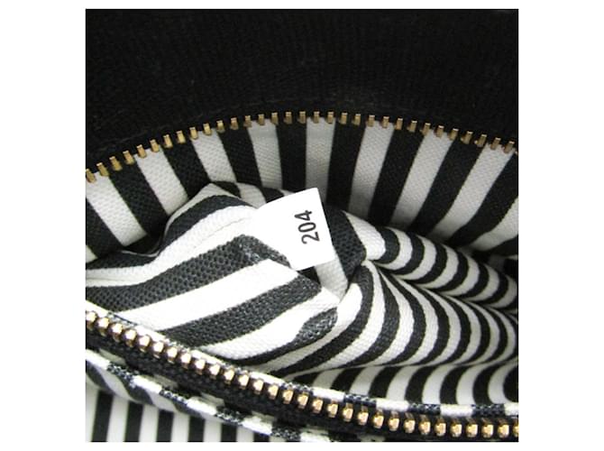 Borsa in denim da donna Prada Canapa Nero Bianco - vista 12