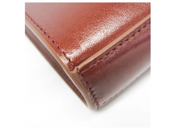 Bolso/Clutch de Cuero TANGLE SM de Jil Sander Castaño - vista 5