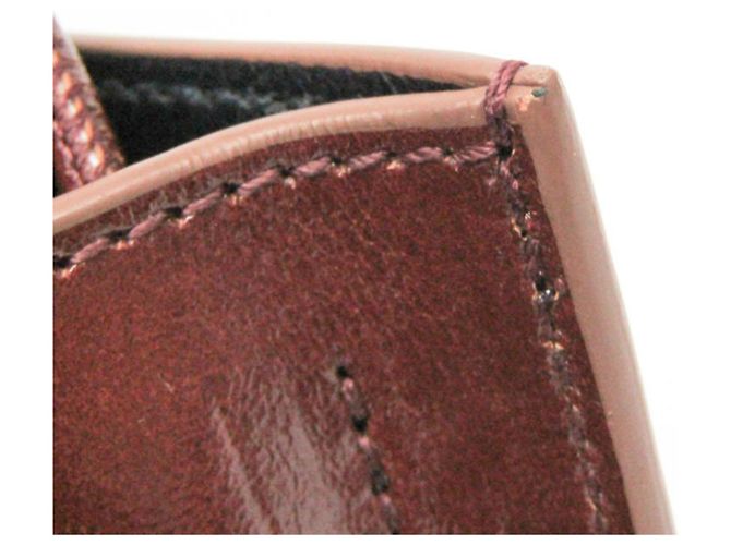 Bolso/Clutch de Cuero TANGLE SM de Jil Sander Castaño - vista 7