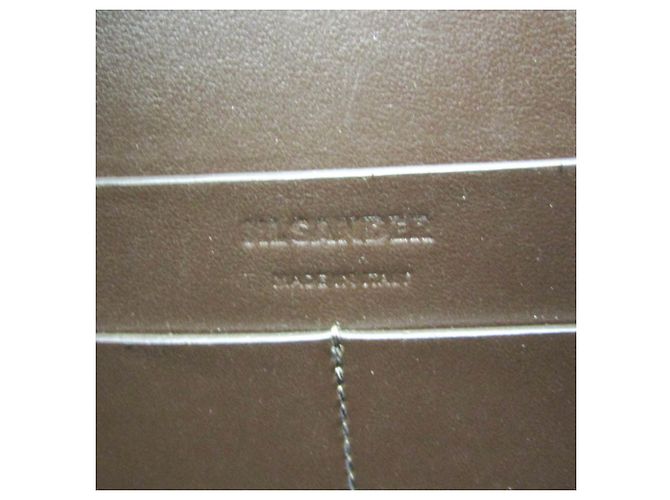 Borsa a tracolla con cordino Jil Sander in marrone scuro - vista 11
