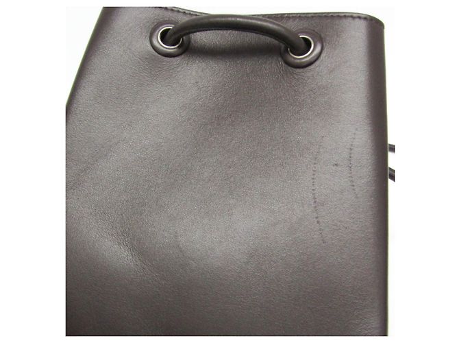 Borsa a tracolla con cordino Jil Sander in marrone scuro - vista 6