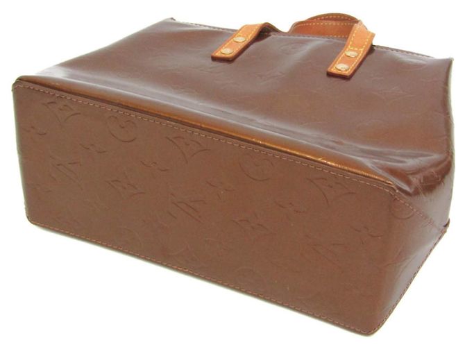 Borsa Louis Vuitton Monogram Vernis Reade PM Bronzo - vista 2