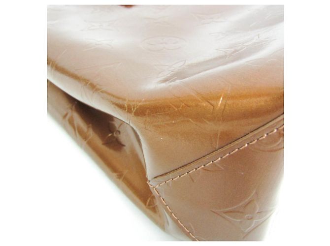 Borsa Louis Vuitton Monogram Vernis Reade PM Bronzo - vista 5