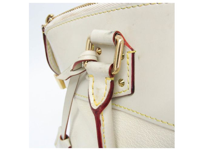 Louis Vuitton Suhali Lockit PM Handtasche Weiß - Ansicht 10