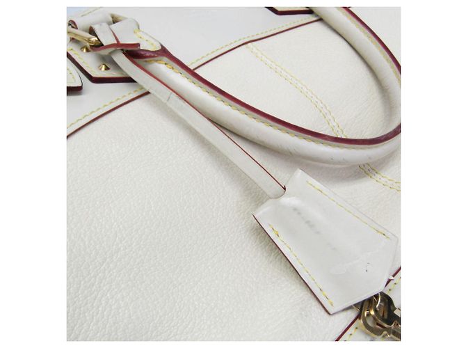 Louis Vuitton Suhali Lockit PM Handtasche Weiß - Ansicht 12