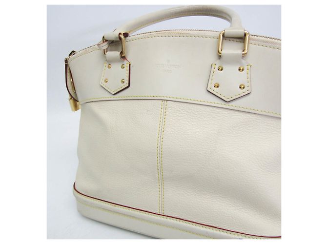 Louis Vuitton Suhali Lockit PM Handtasche Weiß - Ansicht 13