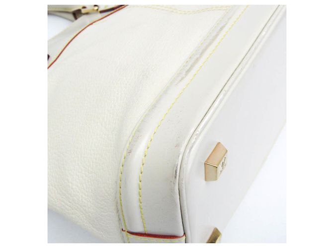 Louis Vuitton Suhali Lockit PM Handtasche Weiß - Ansicht 5