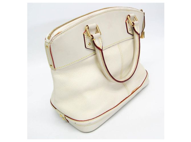 Louis Vuitton Suhali Lockit PM Handtasche Weiß - Ansicht 7