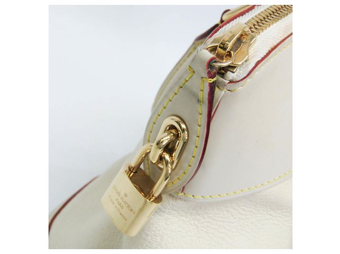 Louis Vuitton Suhali Lockit PM Handtasche Weiß - Ansicht 9