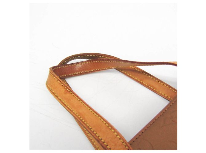 Borsa Louis Vuitton Monogram Vernis Reade MM Bronzo - vista 10