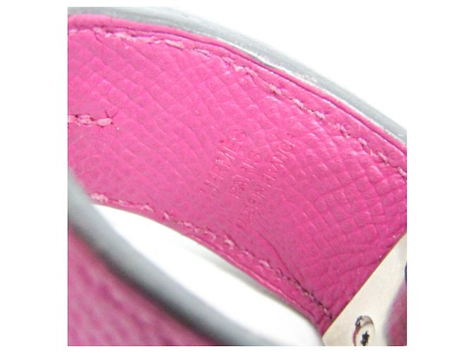 Ring Portachiavi Collier De Chien di Hermès in pelle viola Porpora - vista 12