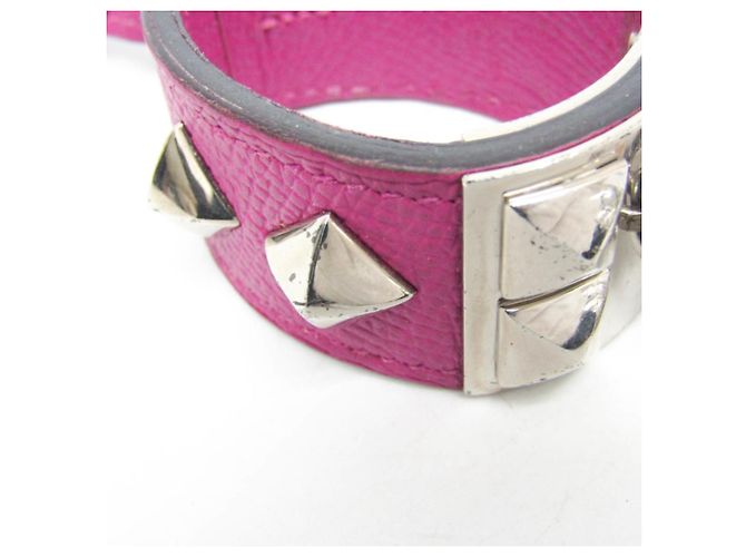 Ring Portachiavi Collier De Chien di Hermès in pelle viola Porpora - vista 6