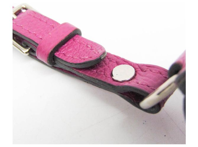 Ring Portachiavi Collier De Chien di Hermès in pelle viola Porpora - vista 8