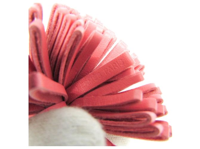 Ring Chaveiro Hermès Carmen Uno Dos Marrom Rosa - vista 10