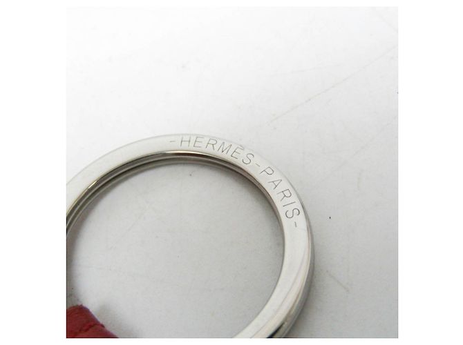 Ring Chaveiro Hermès Carmen Uno Dos Marrom Rosa - vista 9