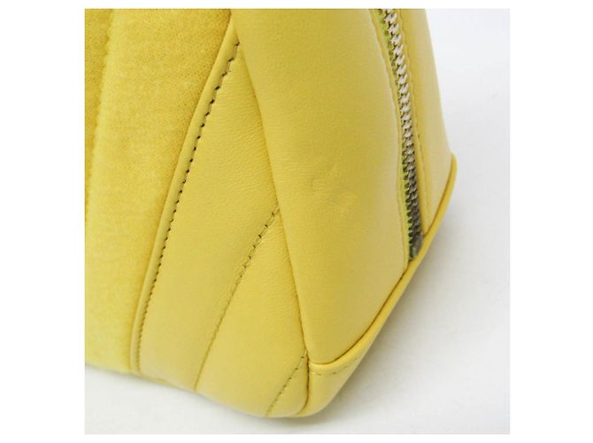 Borsa a Spalla Gialla Chanel Chevron V-stitch Giallo - vista 10