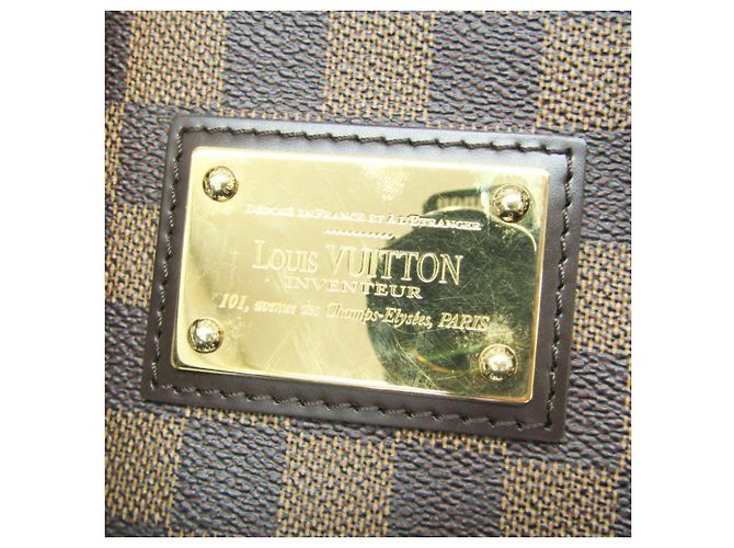 Borsa a mano Louis Vuitton Damier Hampstead PM N51205 per donne Damier ebene - vista 10