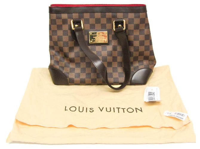 Borsa a mano Louis Vuitton Damier Hampstead PM N51205 per donne Damier ebene - vista 2