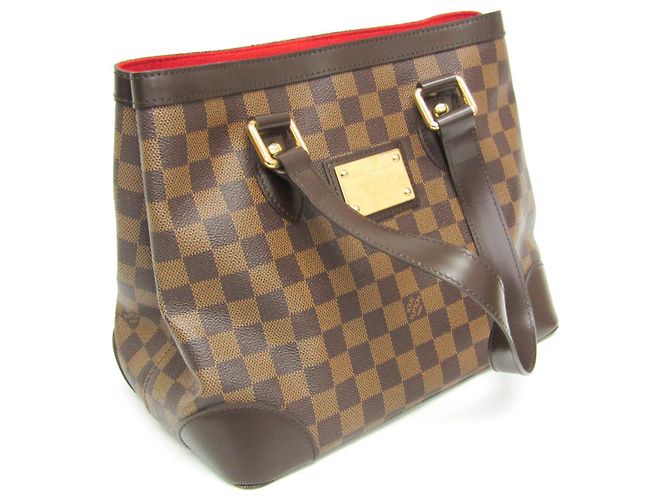 Borsa a mano Louis Vuitton Damier Hampstead PM N51205 per donne Damier ebene - vista 7