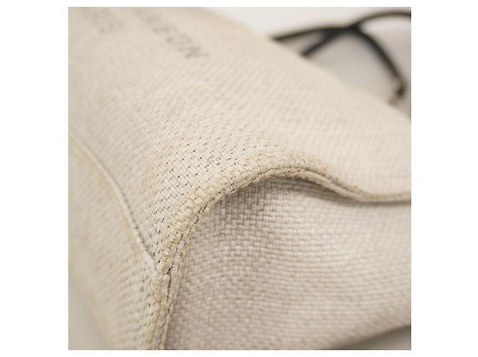 Chanel Deauville Canvas Tote Bag Braun - Ansicht 11