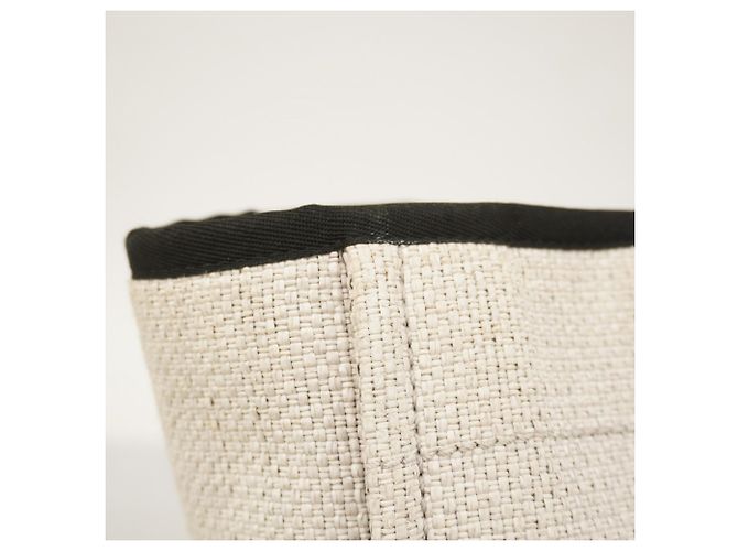 Chanel Deauville Canvas Tote Bag Braun - Ansicht 12